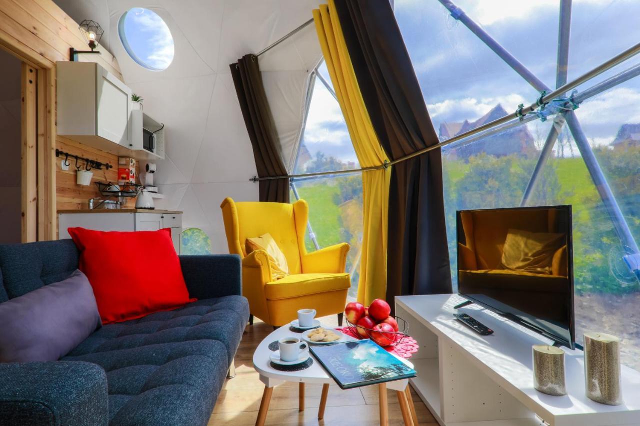 Bed and Breakfast Glamping Gliczarow Klapnioki Leśnica Esterno foto