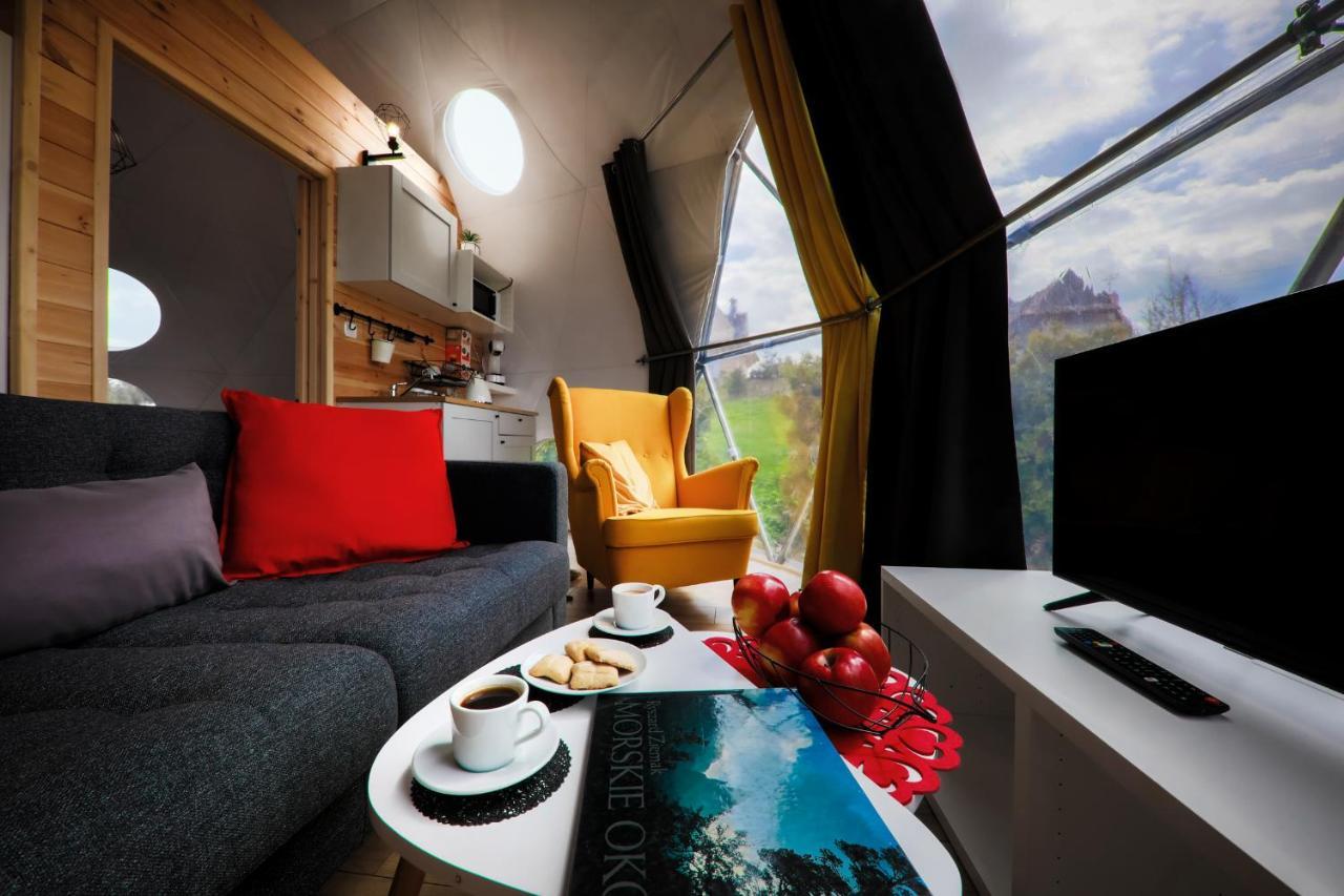Bed and Breakfast Glamping Gliczarow Klapnioki Leśnica Esterno foto