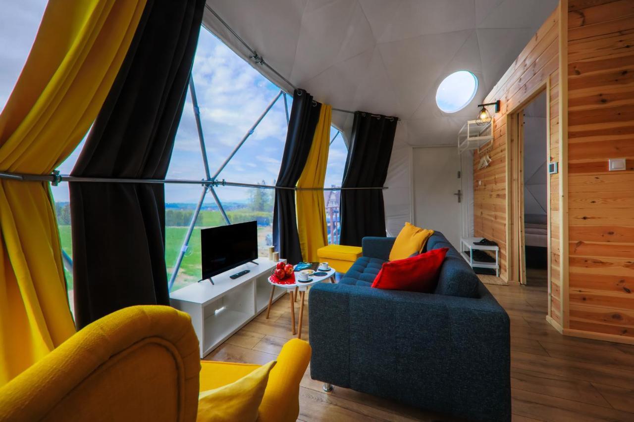 Bed and Breakfast Glamping Gliczarow Klapnioki Leśnica Esterno foto